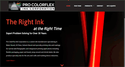 Desktop Screenshot of procolorflex.com